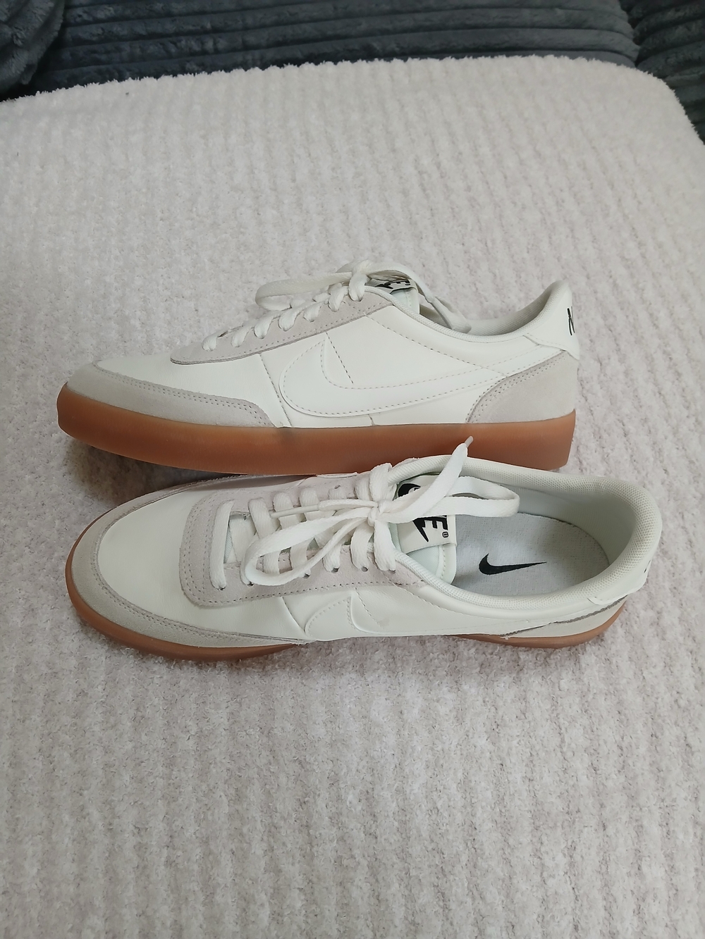 Nike Women’s White and Gum Low-Profile Sneakers